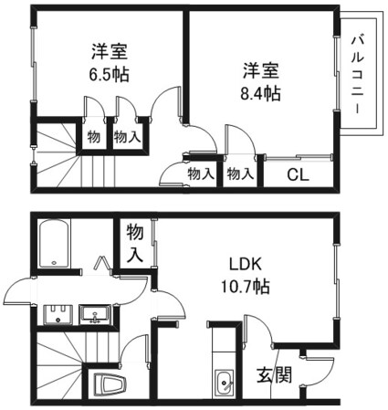 ニューホームズⅡの物件間取画像